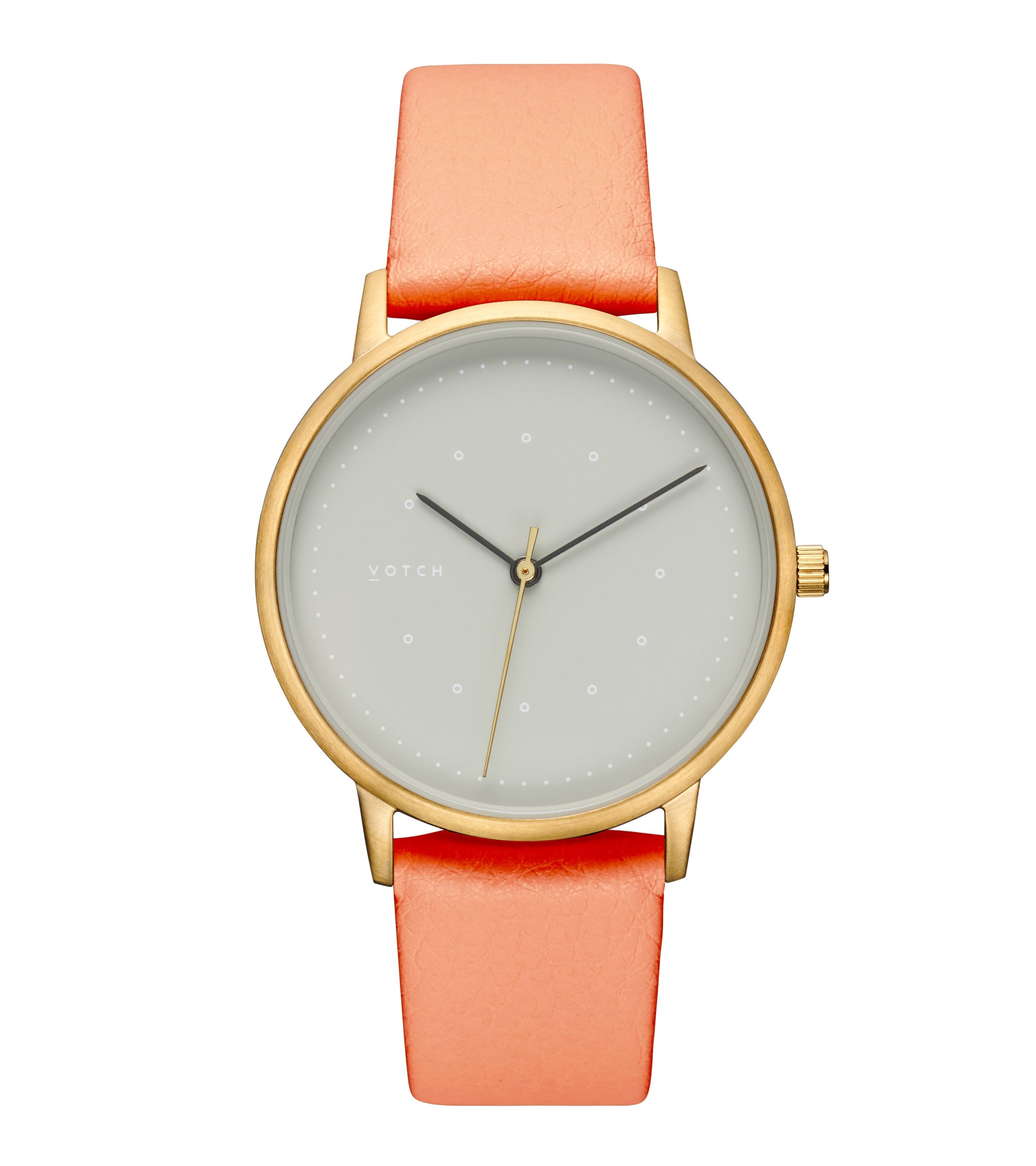 Gold and Coral with Grey Watch | Lyka by Votch - Bare Fashion