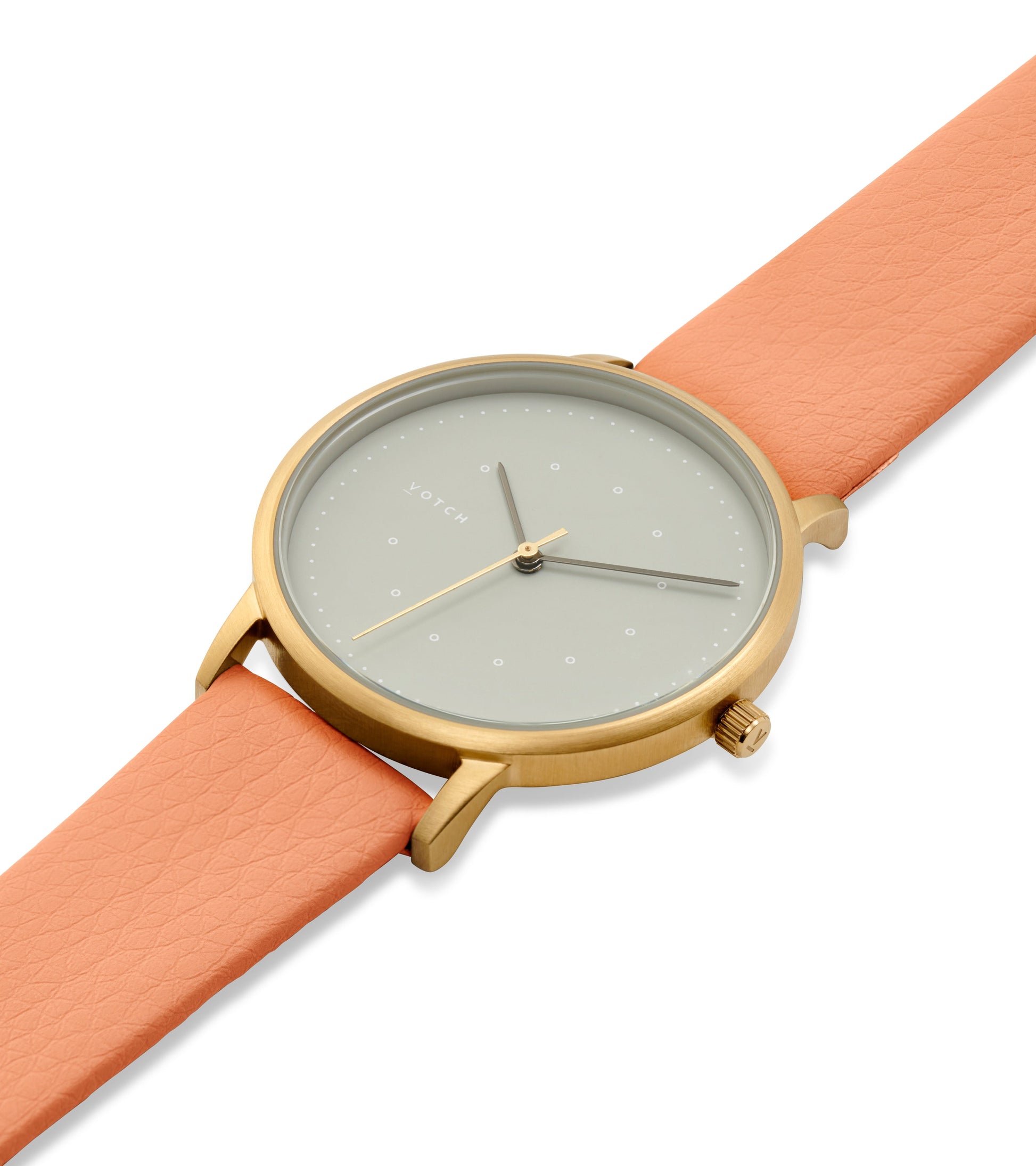 Gold and Coral with Grey Watch | Lyka by Votch - Bare Fashion