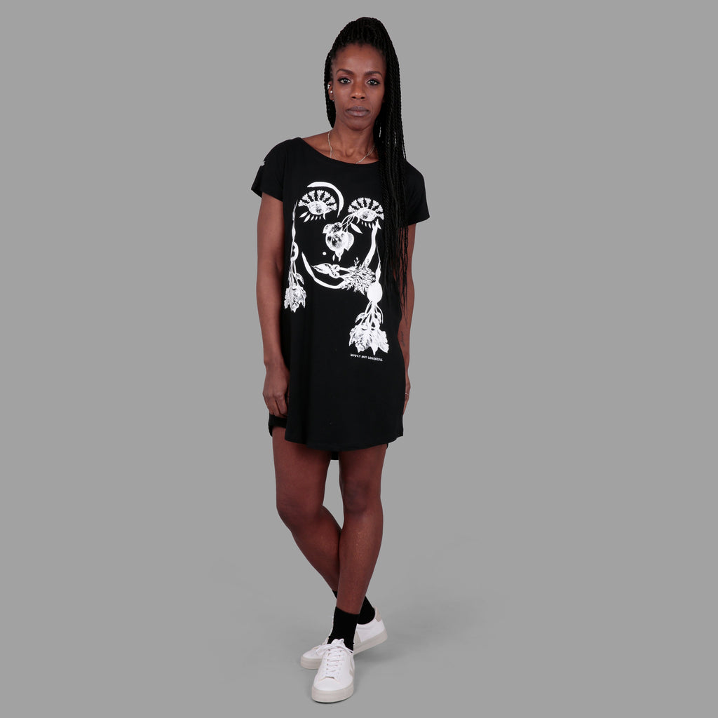 Wonky T Shirt Dress SAMPLE by Gungho London - Bare Fashion