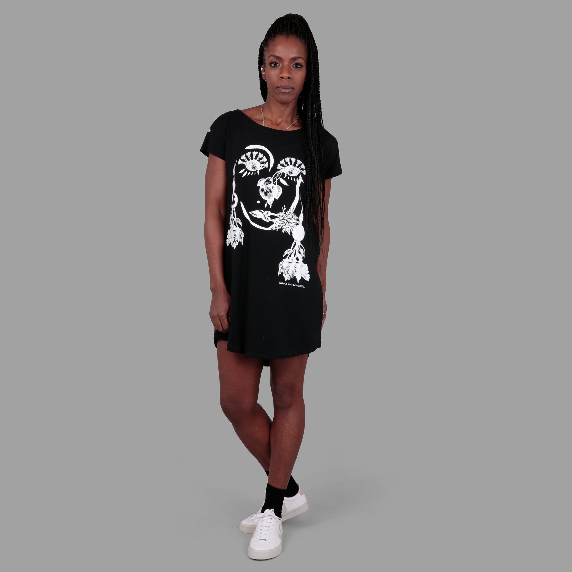 Wonky T Shirt Dress SAMPLE by Gungho London - Bare Fashion