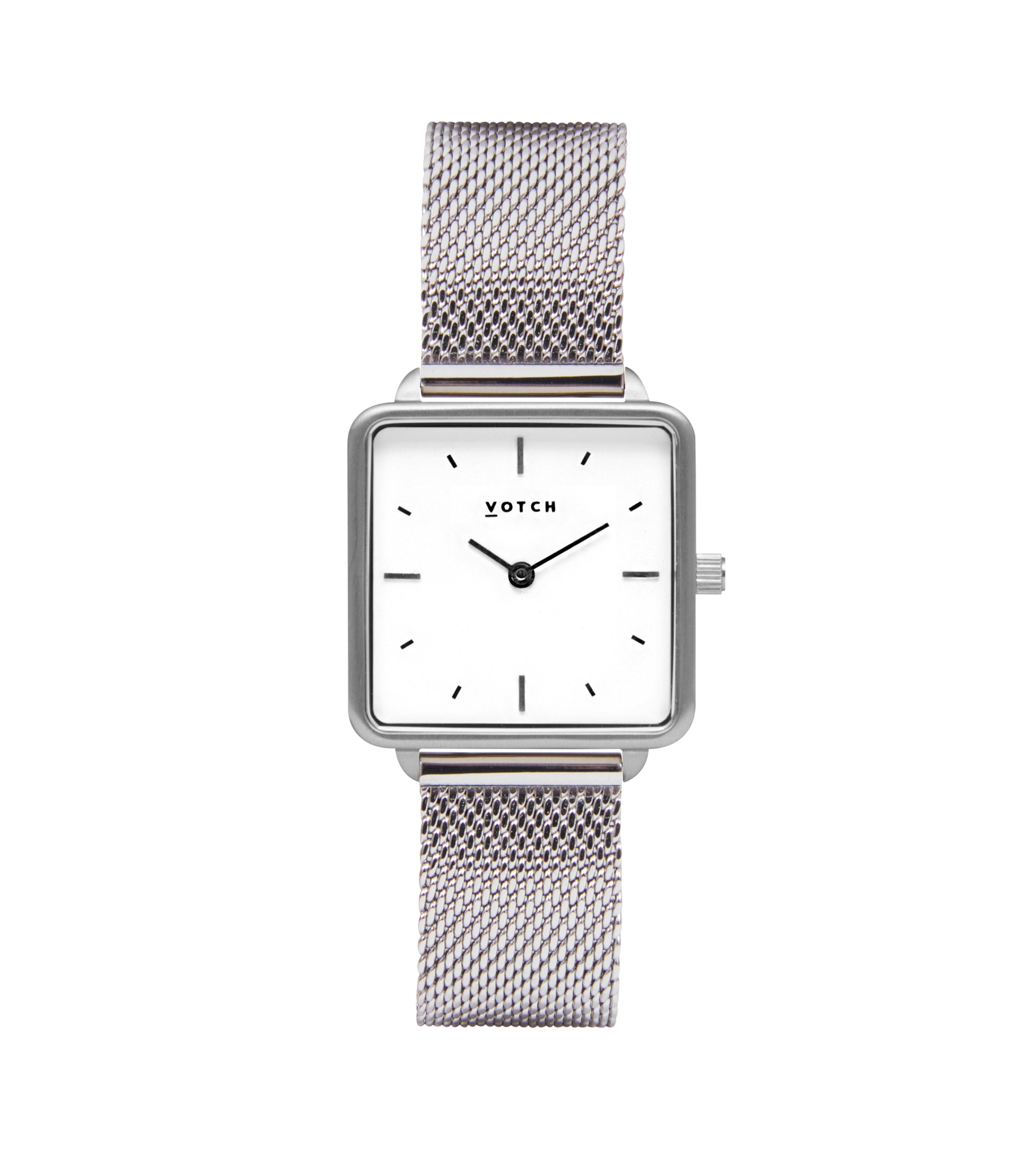 Silver & Mesh Watch | Kindred by Votch - Bare Fashion