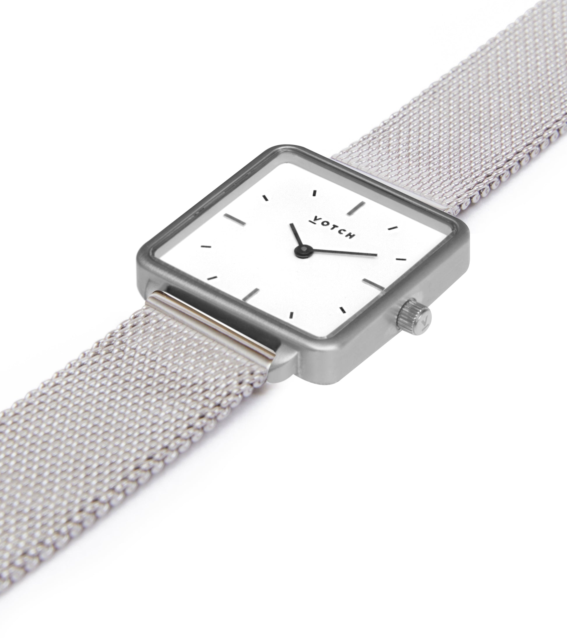 Silver & Mesh Watch | Kindred by Votch - Bare Fashion