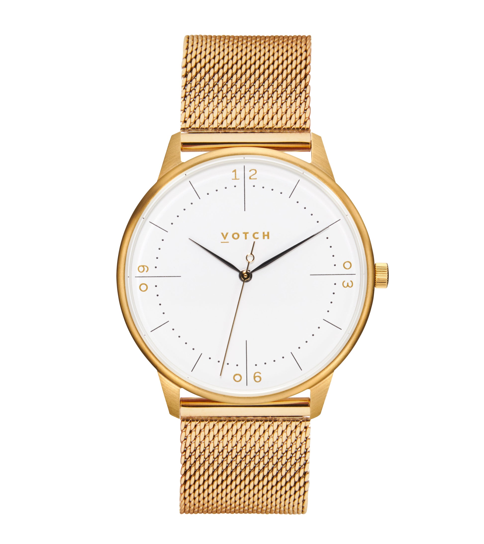 Gold & Gold Watch | Aalto Mesh by Votch - Bare Fashion