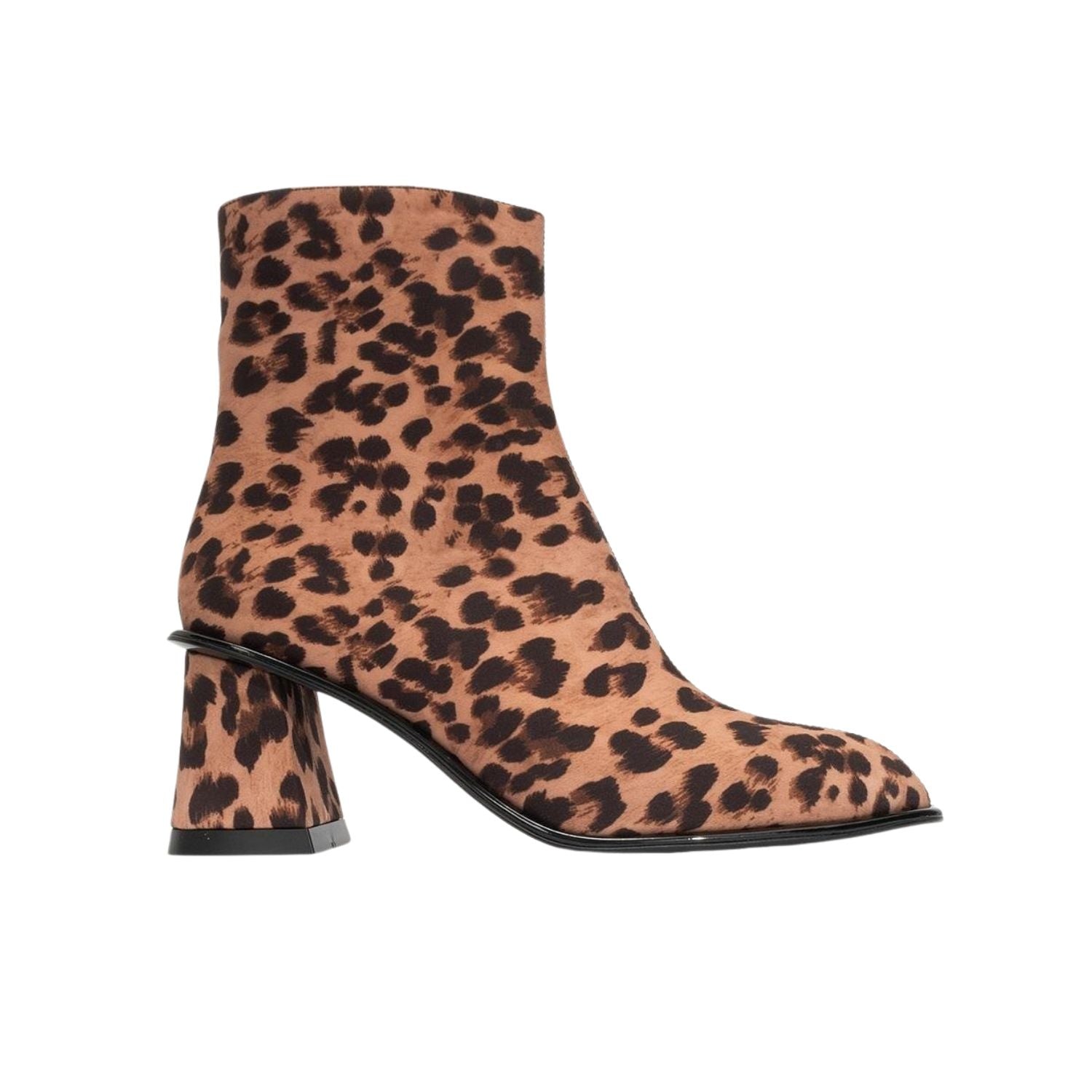 Alba Leopard Block Heel Boot (Women) by Prologue Shoes - Bare Fashion