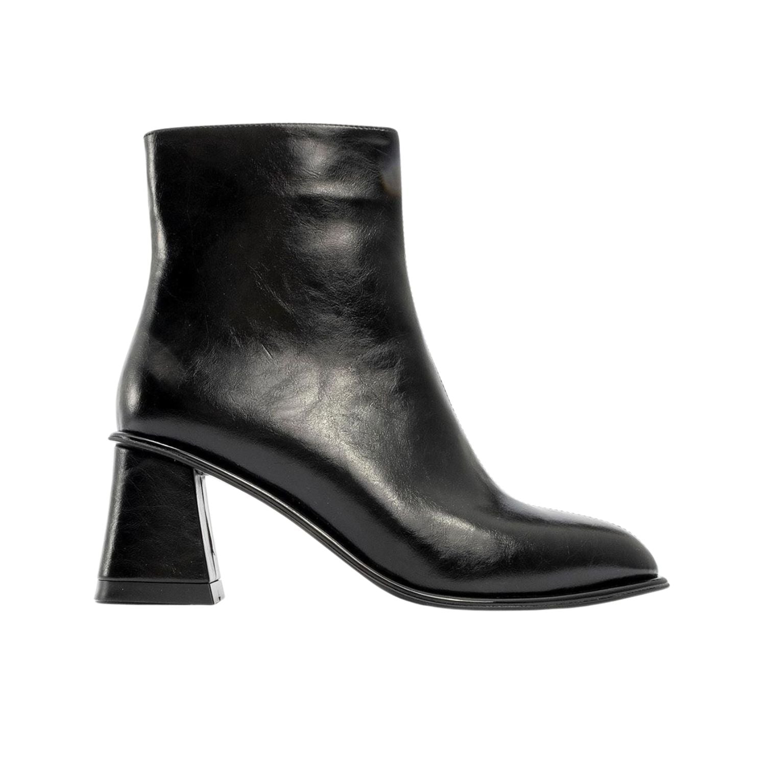 Alba Black Block Heel Boot (Women) by Prologue Shoes - Bare Fashion