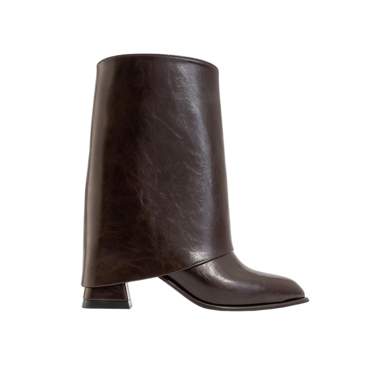 Ellas Brown Chunky Heel Boot (Women) by Prologue Shoes - Bare Fashion