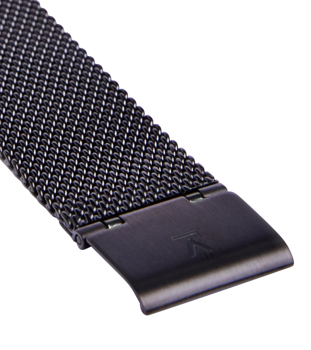 Black & Black Watch | Aalto Mesh by Votch - Bare Fashion