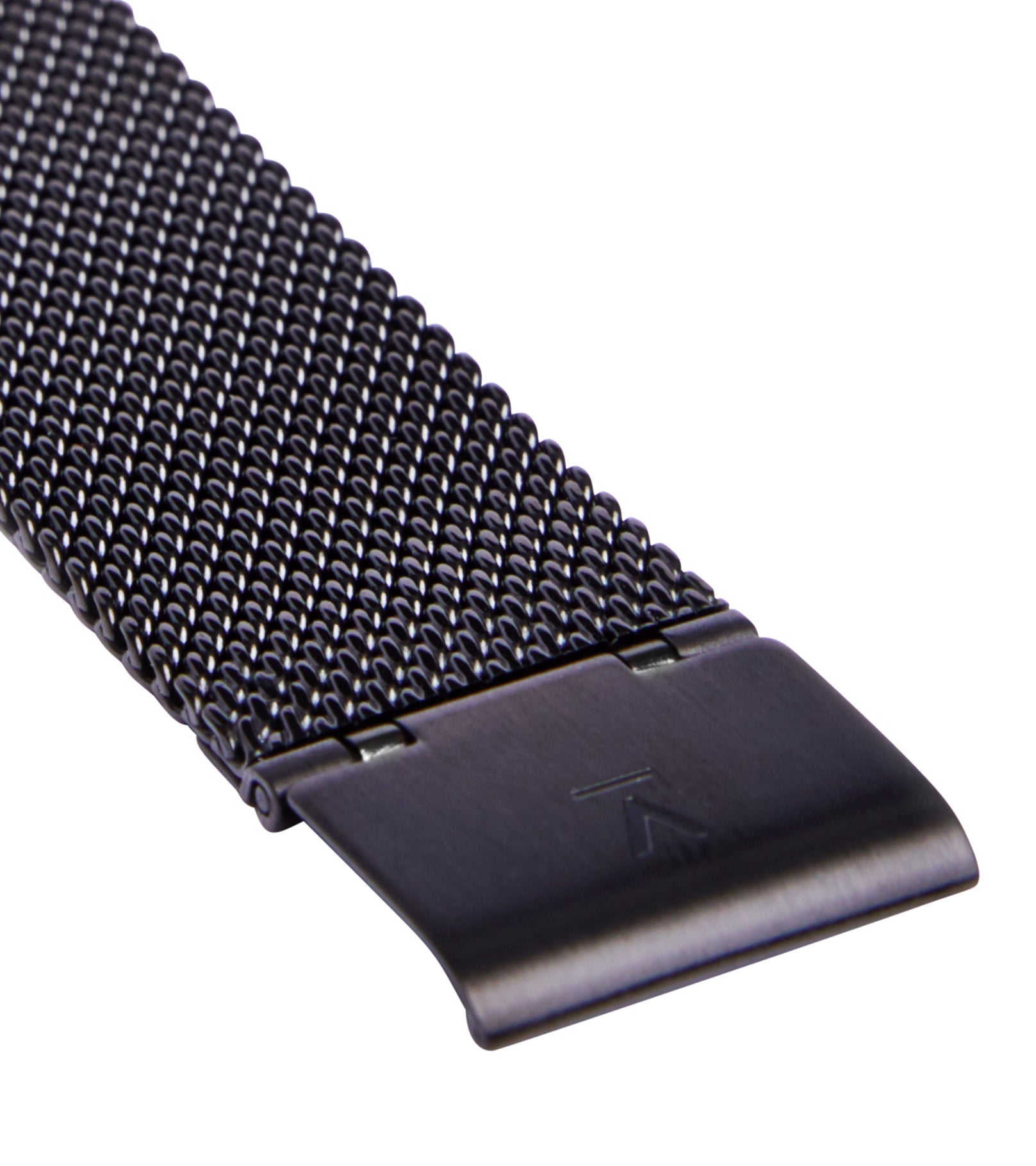 Black & Black with Black Watch | Aalto Mesh by Votch - Bare Fashion