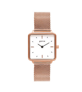 Rose Gold & Mesh Watch | Kindred by Votch - Bare Fashion