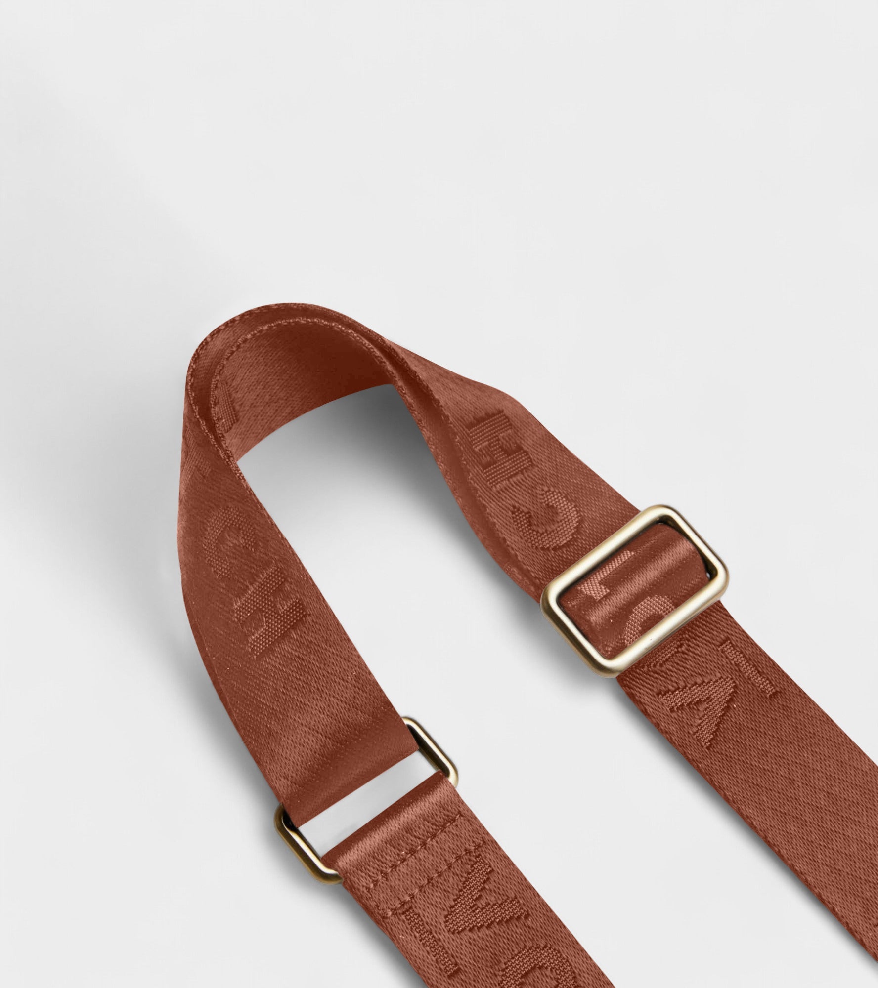 Votch Logo Bag Strap in brown by Votch - Bare Fashion