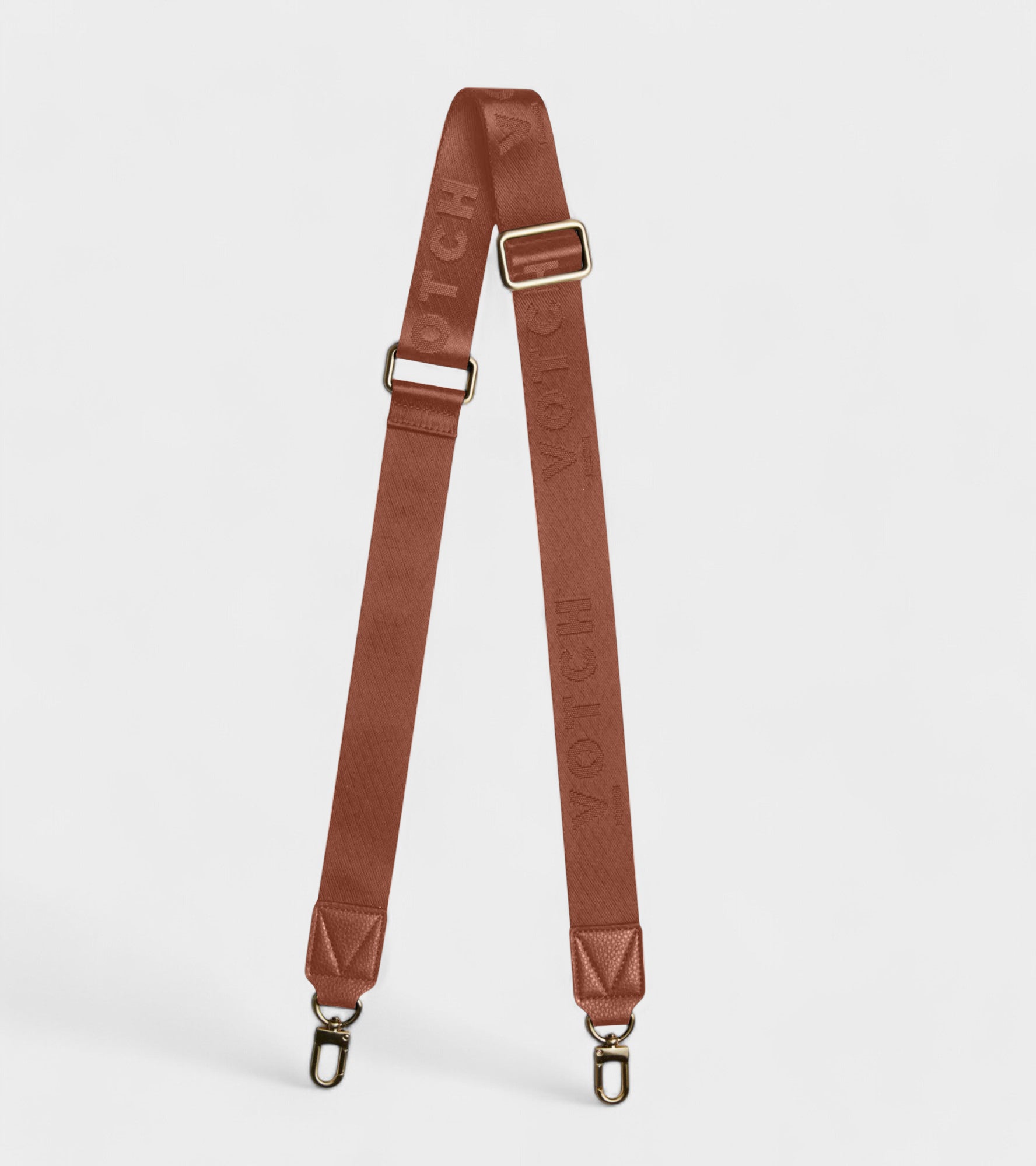 Votch Logo Bag Strap in brown by Votch - Bare Fashion