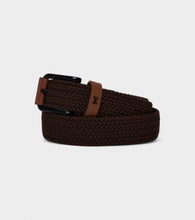 Load image into Gallery viewer, Seb Braided Belt in Brown with FREE Ray Keyring by Votch - Bare Fashion
