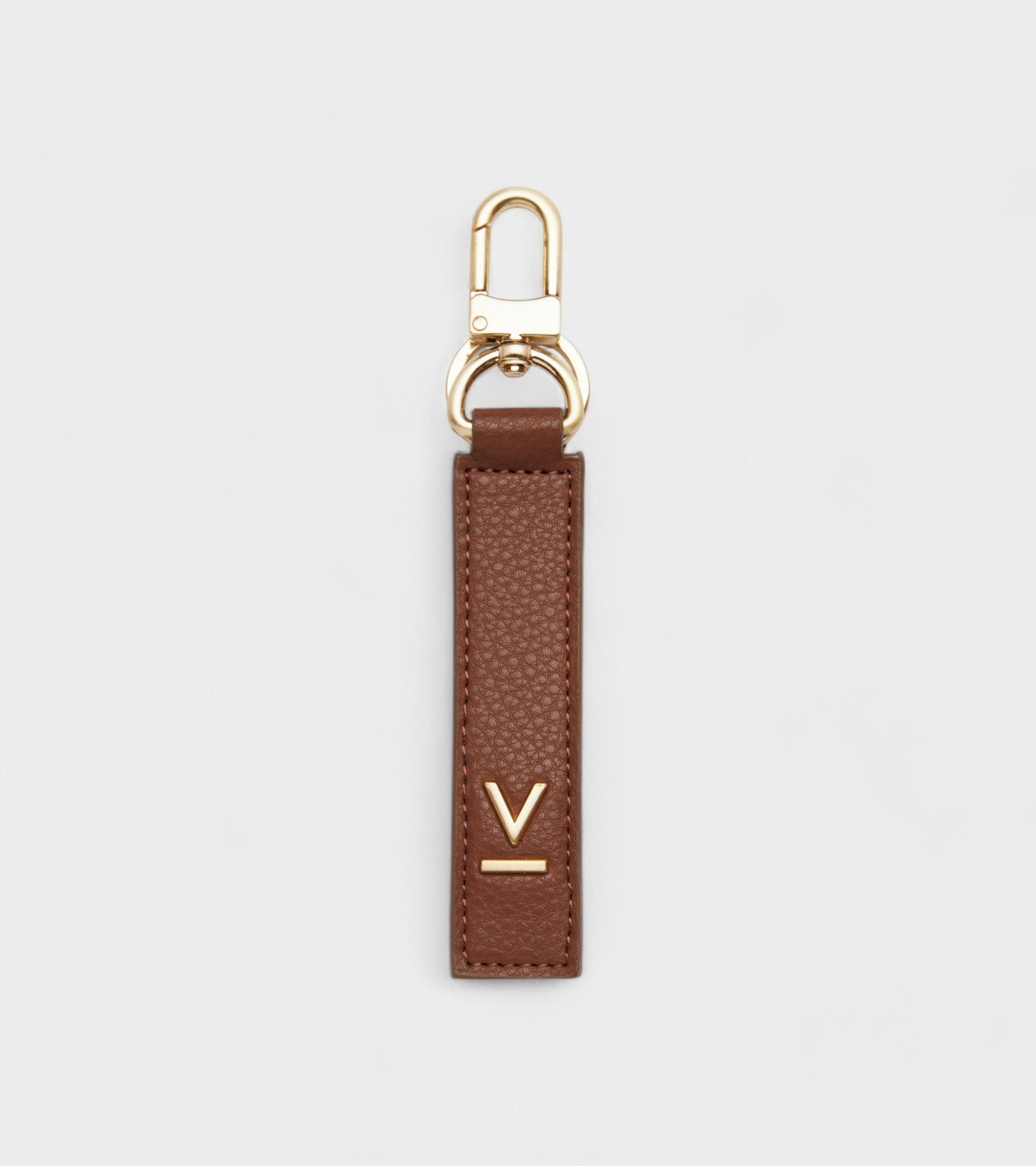 Raya Vegan Bio-Based Bamboo Key ring in brown by Votch - Bare Fashion