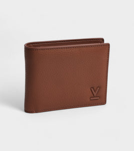 Reuben Vegan Bio-Based Bamboo Coin Wallet in Brown by Votch - Bare Fashion