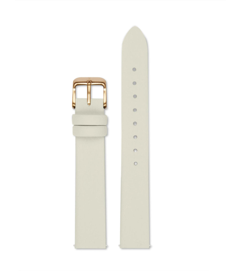 Linen with brushed gold buckle | 16mm by Votch - Bare Fashion