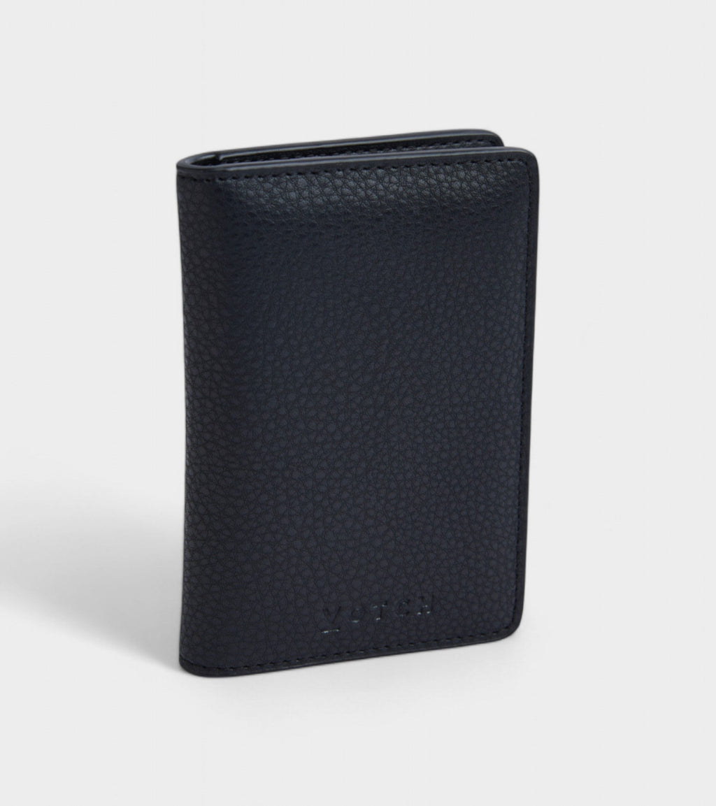 Wilf Vegan Bio-Based Bamboo Bifold Wallet in Black by Votch - Bare Fashion