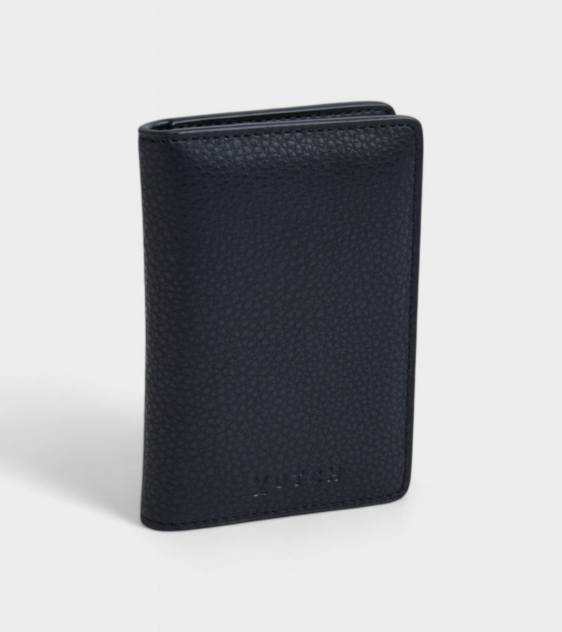 Wilf Vegan Bio-Based Bamboo Bifold Wallet in Black by Votch - Bare Fashion