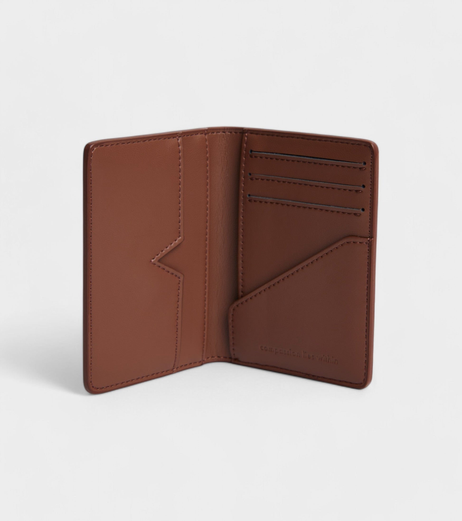 Wilf Vegan Bio-Based Bamboo Bifold Wallet in Brown by Votch - Bare Fashion