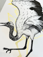 Load image into Gallery viewer, WHOOPING CRANE - ORIGINAL DRAWING by Gungho London - Bare Fashion
