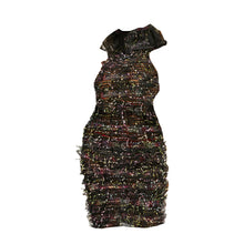 Load image into Gallery viewer, Goddess Summer Dress Black Multicolor by Sarah Regensburger - Bare Fashion
