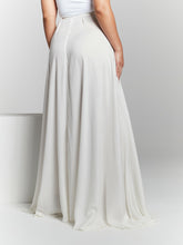 Load image into Gallery viewer, Ivory Pleated Flared Maxi Skirt by InFlair - Bare Fashion
