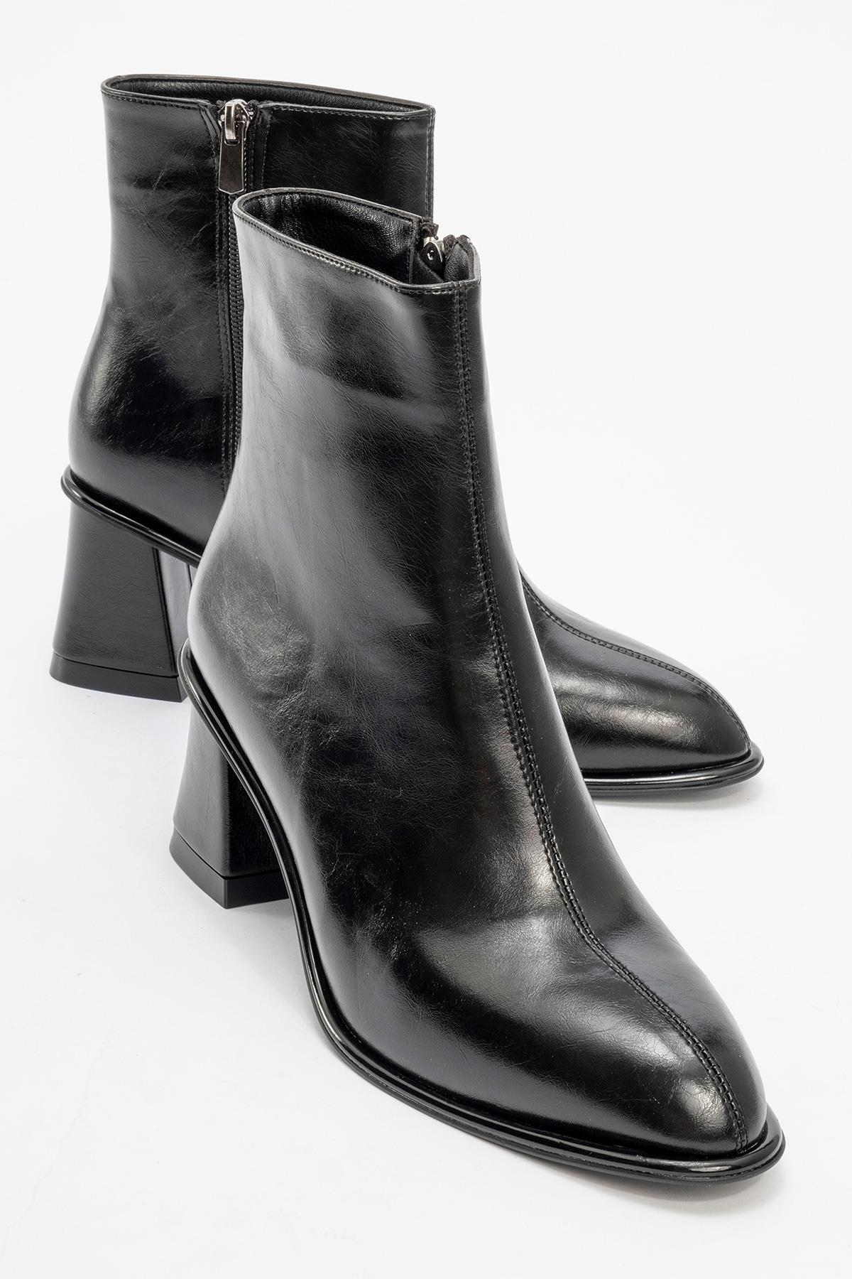 Alba Black Block Heel Boot (Women) by Prologue Shoes - Bare Fashion