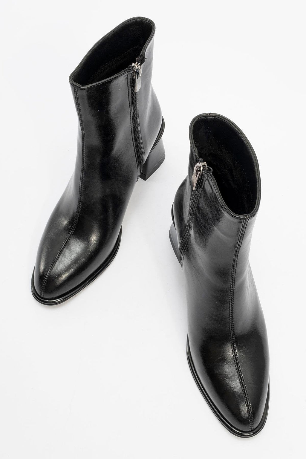 Alba Black Block Heel Boot (Women) by Prologue Shoes - Bare Fashion