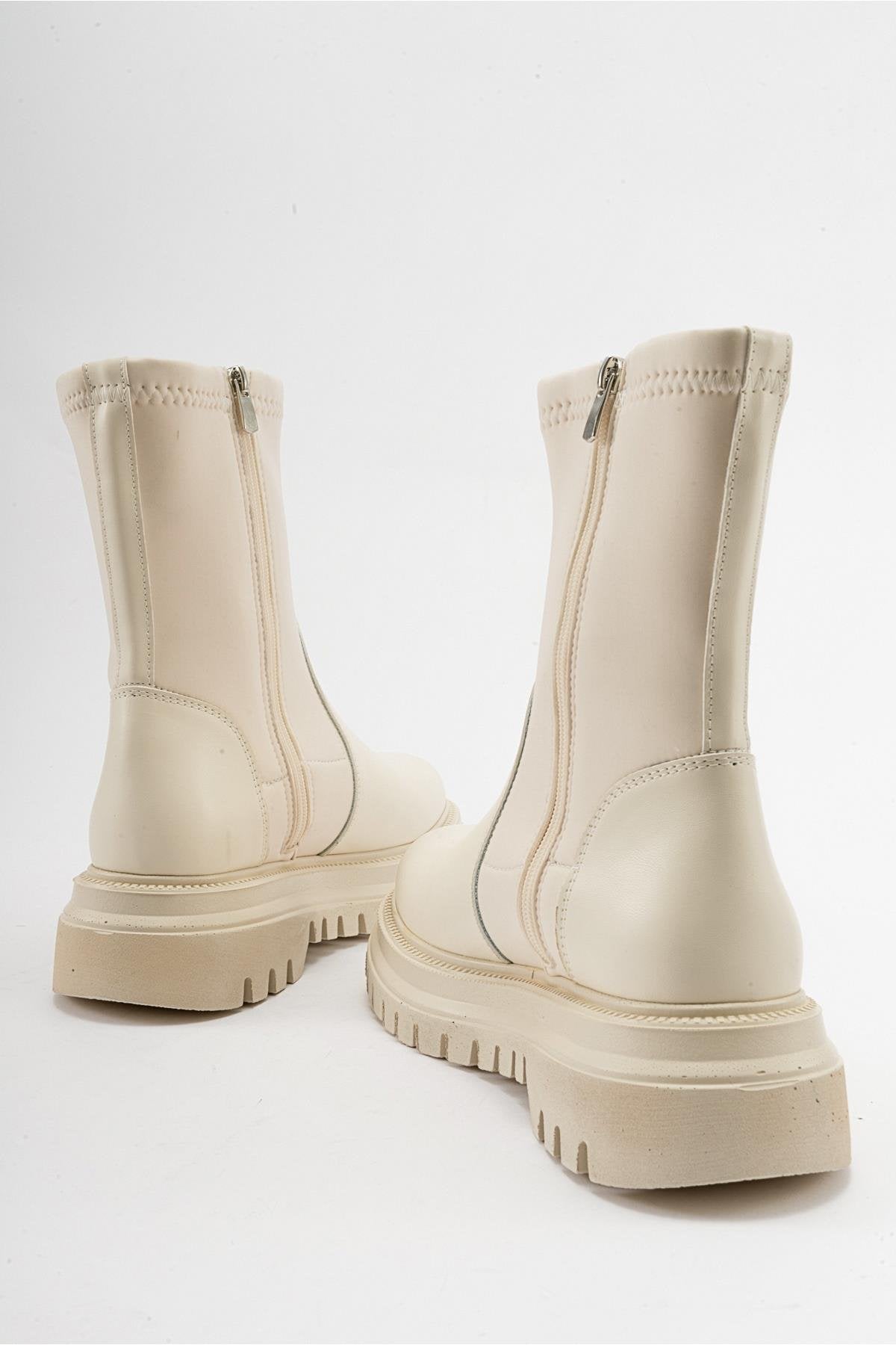 Alias Beige Scuba Boot (Women) by Prologue Shoes - Bare Fashion