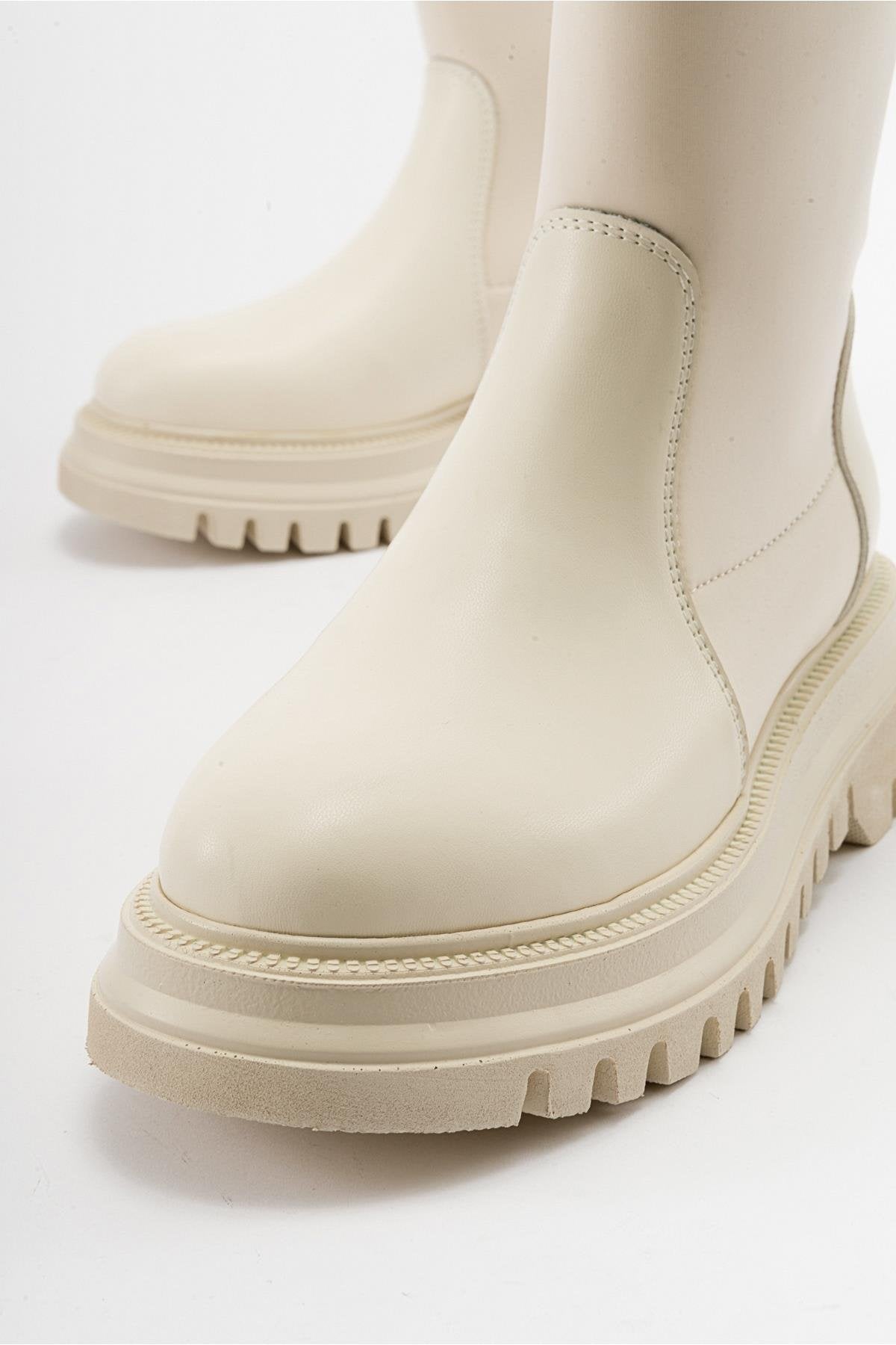 Alias Beige Scuba Boot (Women) by Prologue Shoes - Bare Fashion