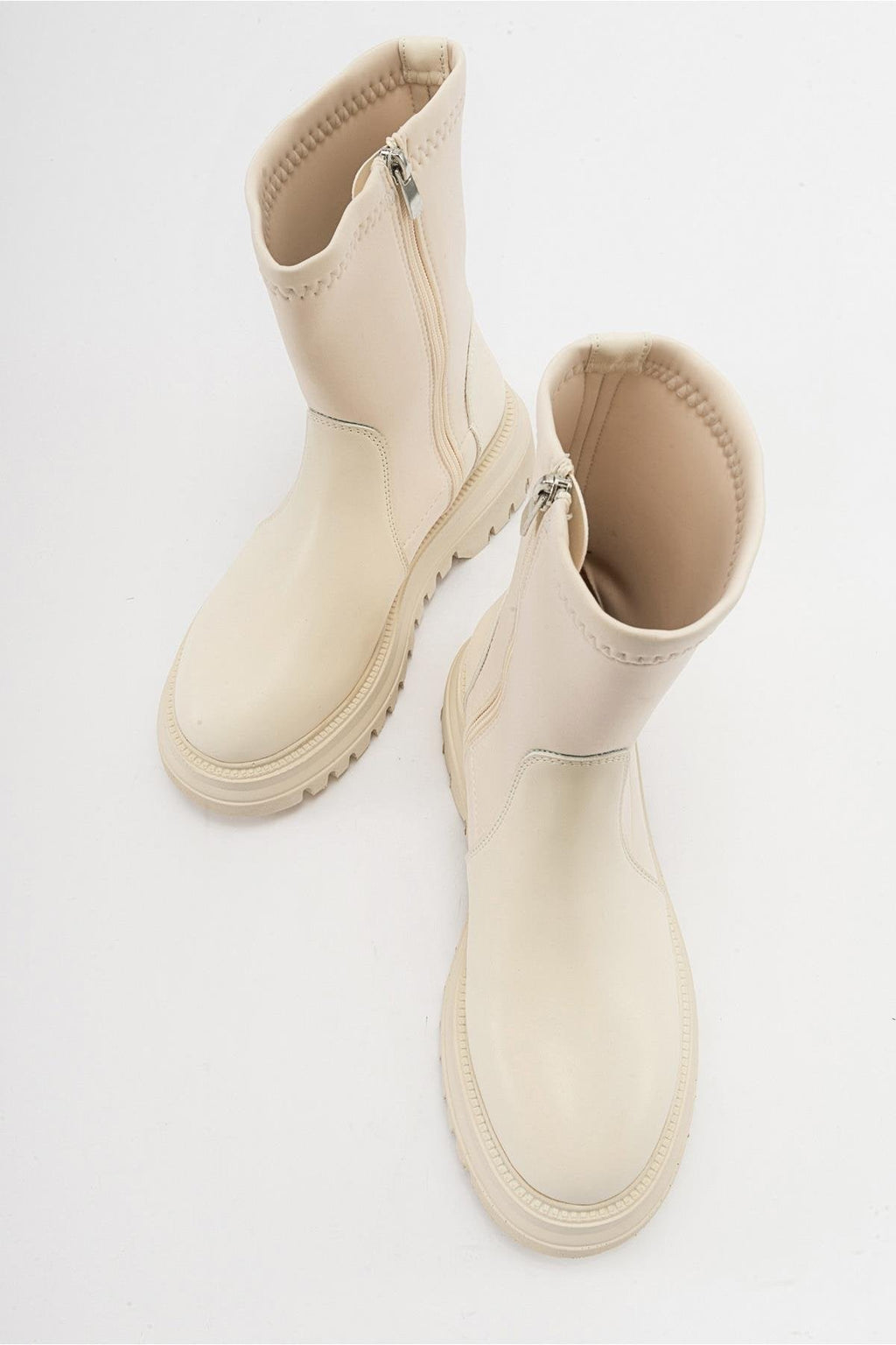 Alias Beige Scuba Boot (Women) by Prologue Shoes - Bare Fashion