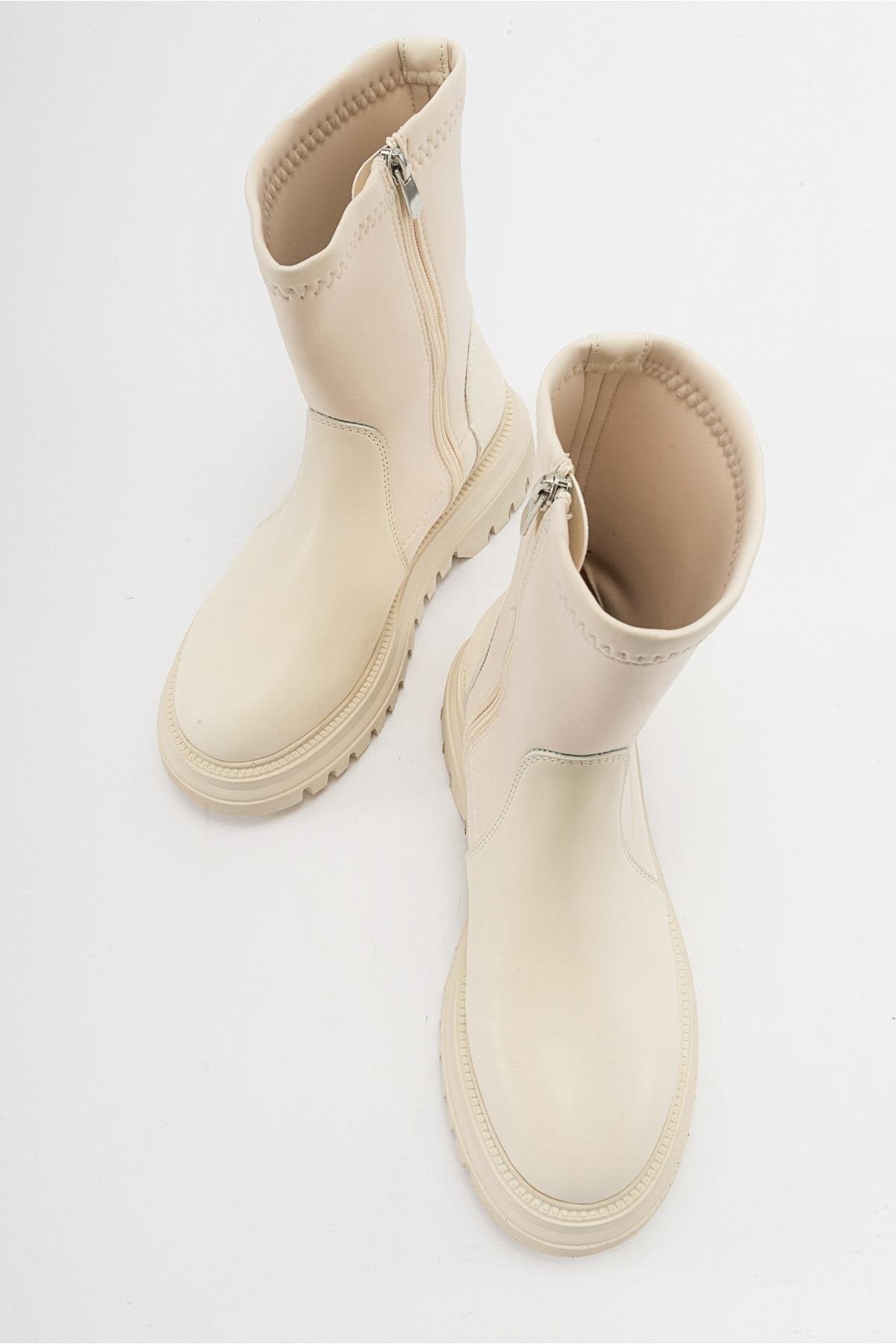 Alias Beige Scuba Boot (Women) by Prologue Shoes - Bare Fashion