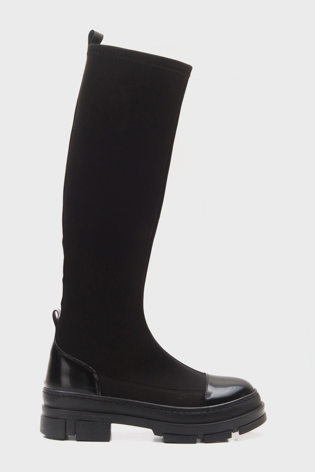 Bella Black Scuba Boot (Women) by Prologue Shoes - Bare Fashion