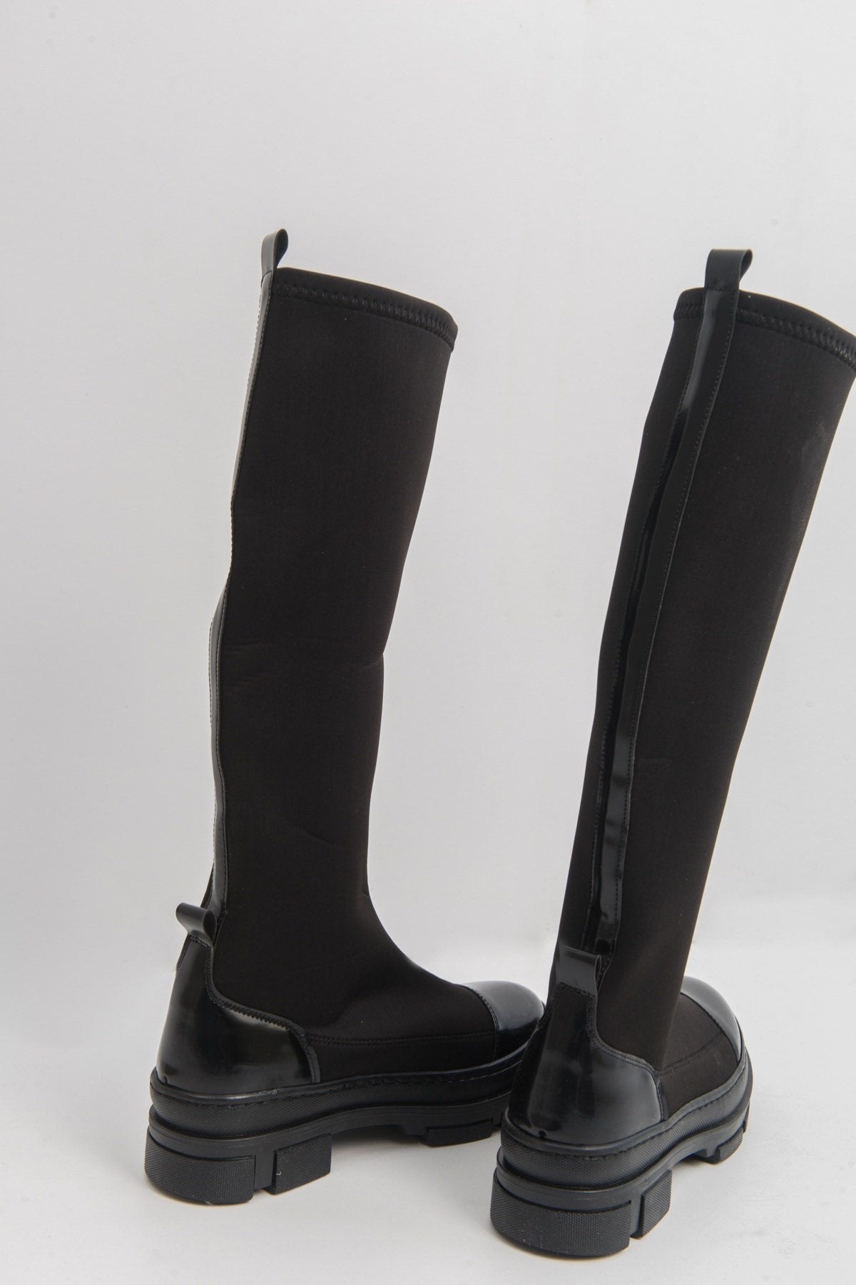 Bella Black Scuba Boot (Women) by Prologue Shoes - Bare Fashion