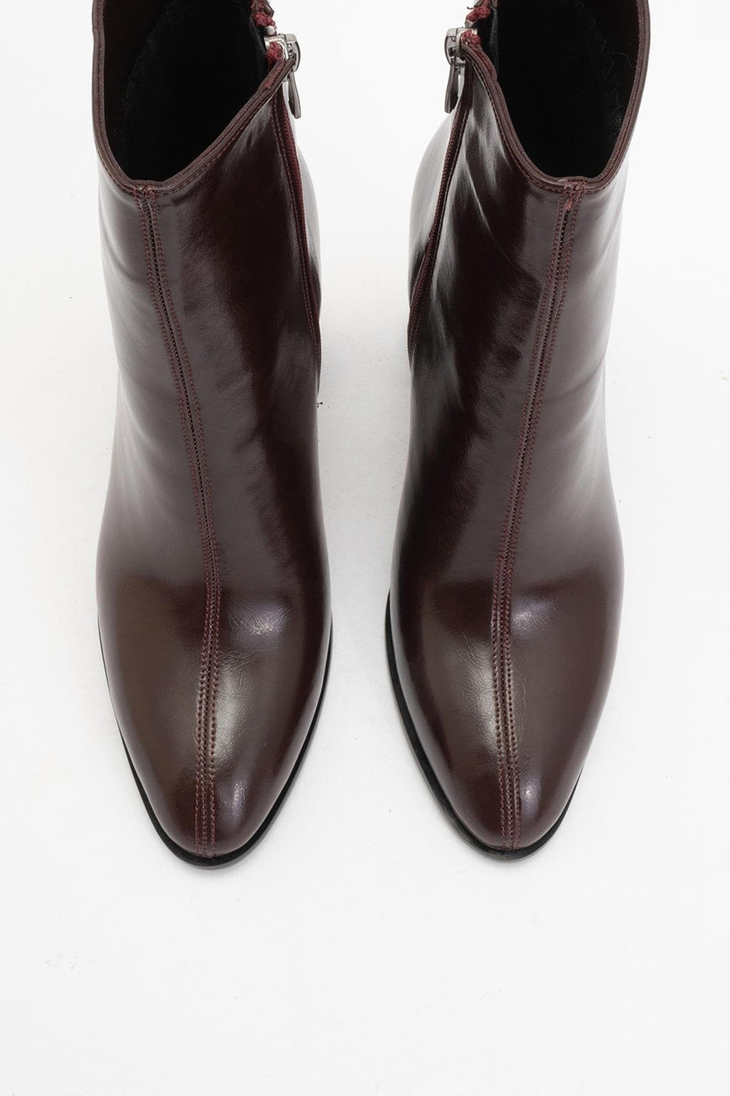 Jewel Burgundy High Heel Boot (Women) by Prologue Shoes - Bare Fashion