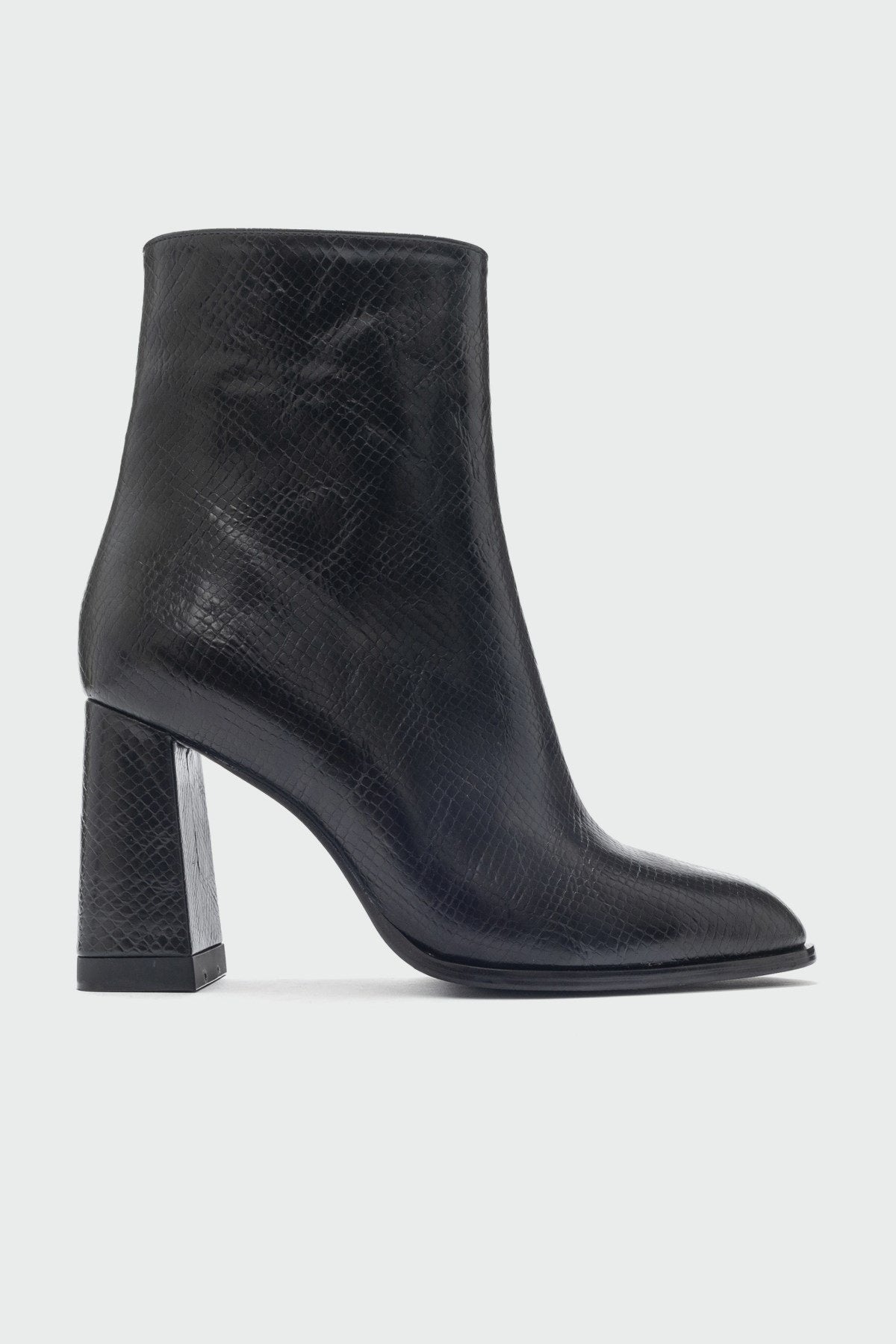 Jewel Black Pattern High Heel Boot (Women) by Prologue Shoes - Bare Fashion