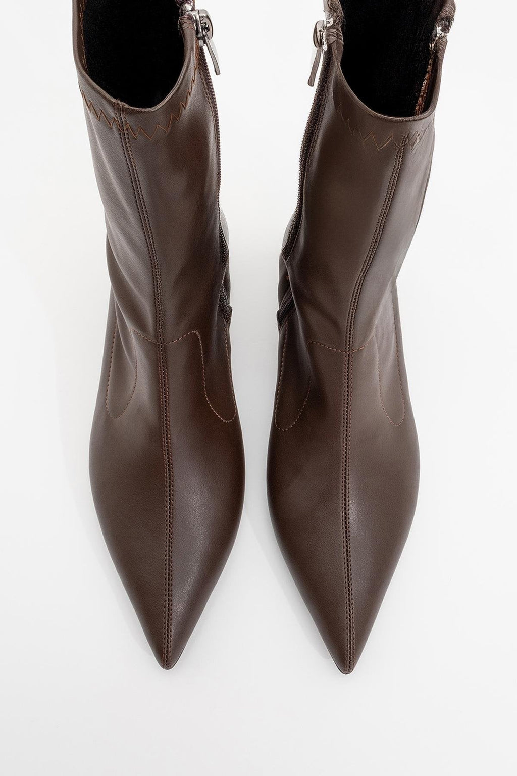 Lewin Brown Cilt Pointed Toe Stiletto Boot (Women) by Prologue Shoes - Bare Fashion