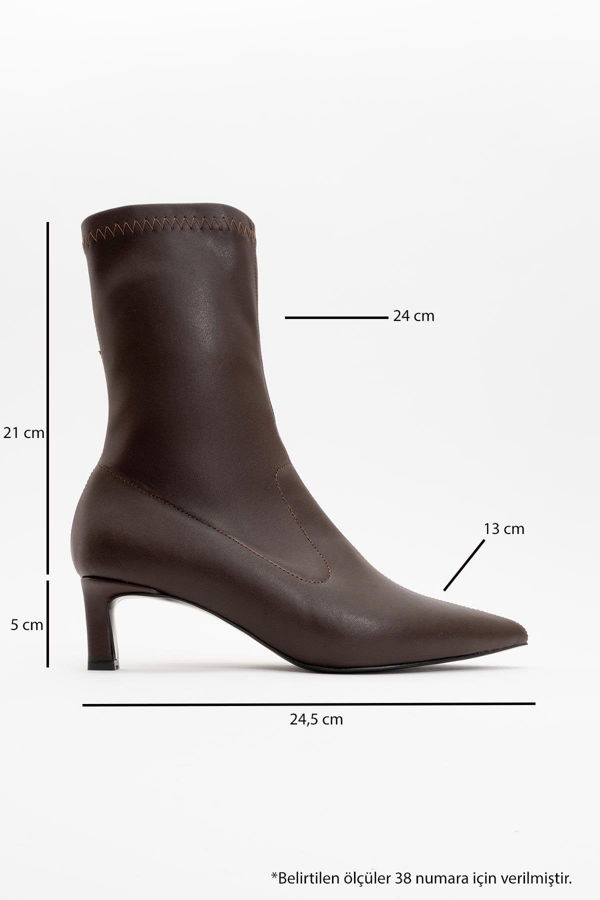 Lewin Brown Cilt Pointed Toe Stiletto Boot (Women) by Prologue Shoes - Bare Fashion