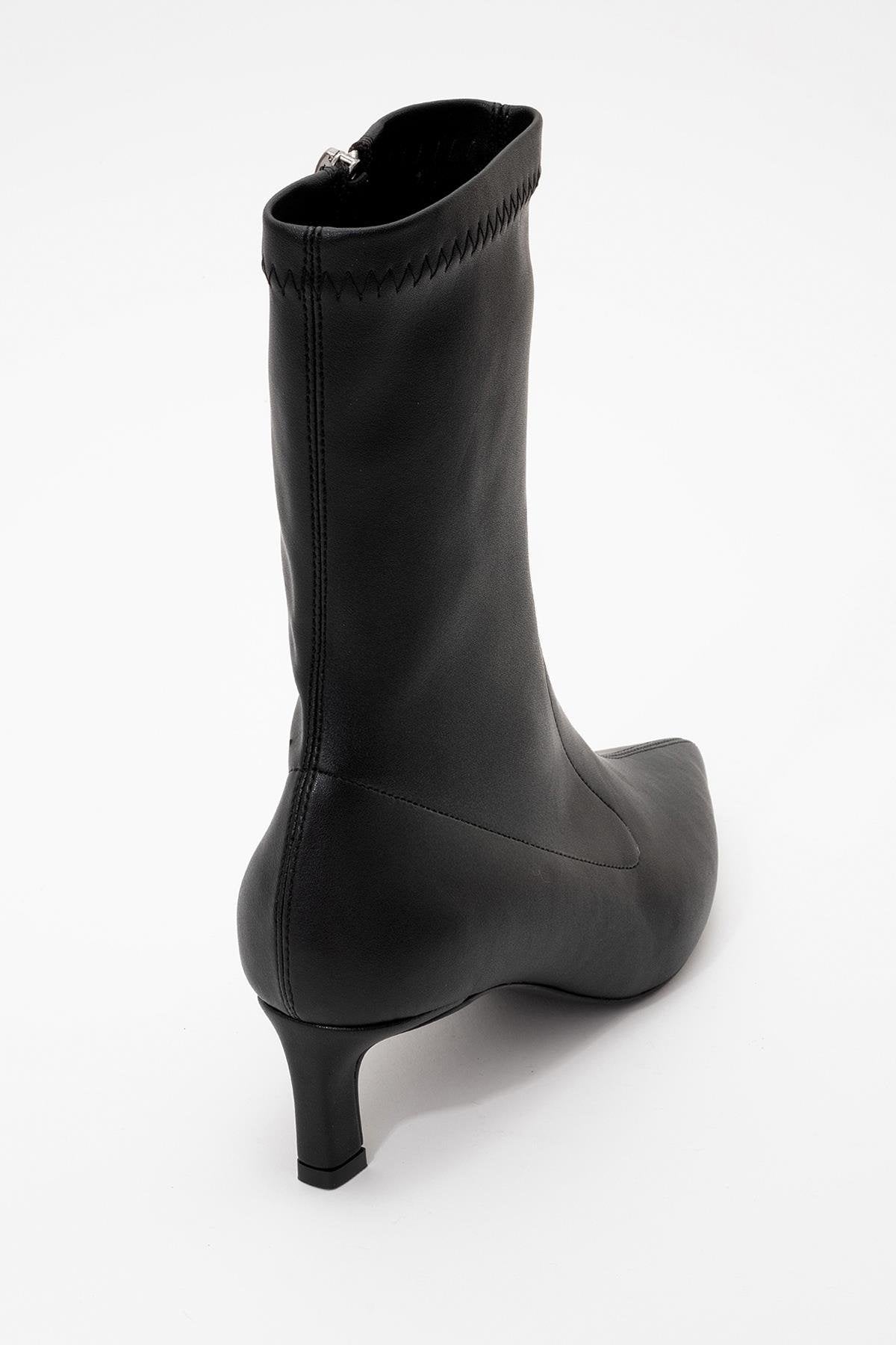 Lewin Black Cilt Pointed Toe Stiletto Boot (Women) by Prologue Shoes - Bare Fashion