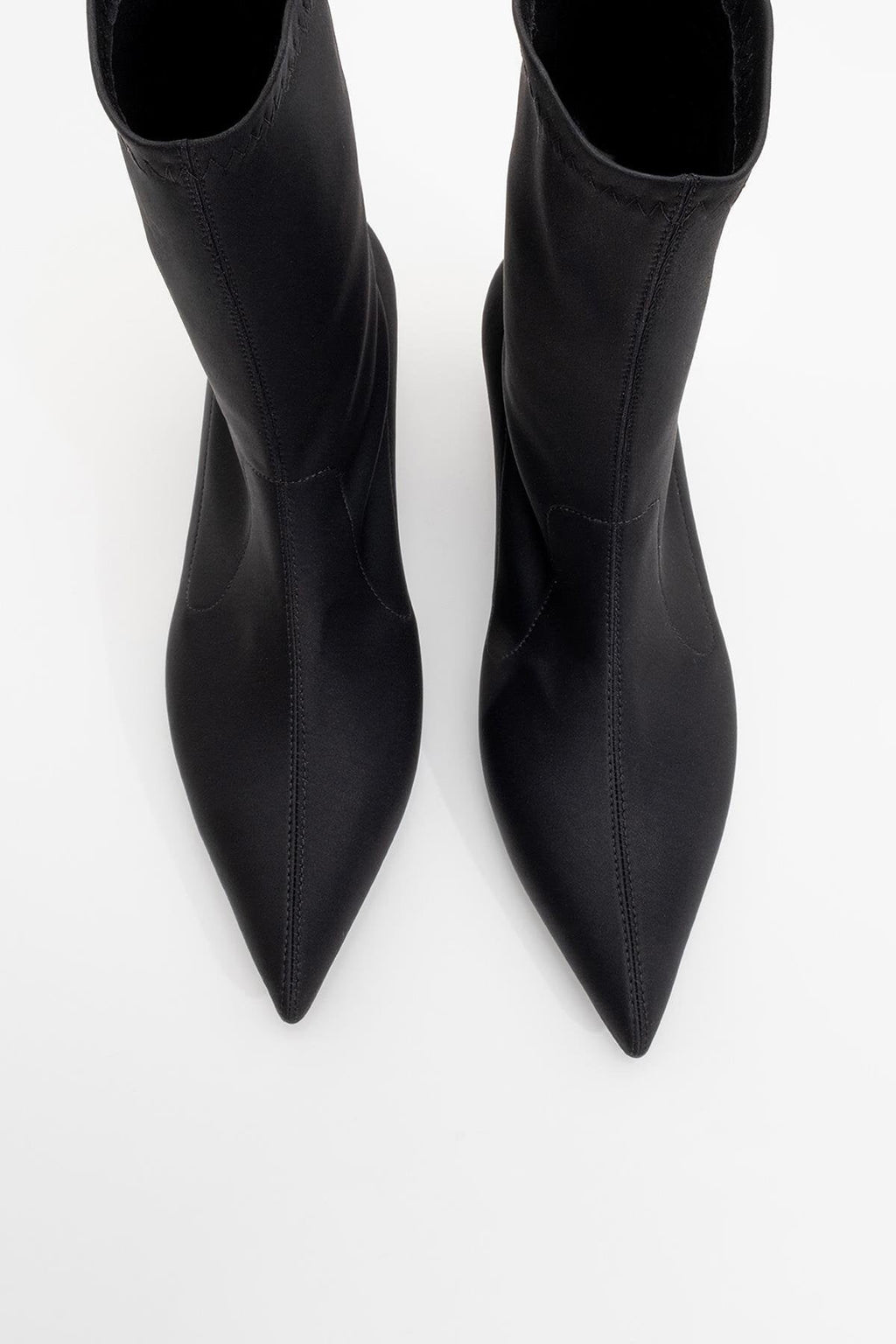 Lewin Black Stretch Pointed Toe Stiletto Boot (Women) by Prologue Shoes - Bare Fashion