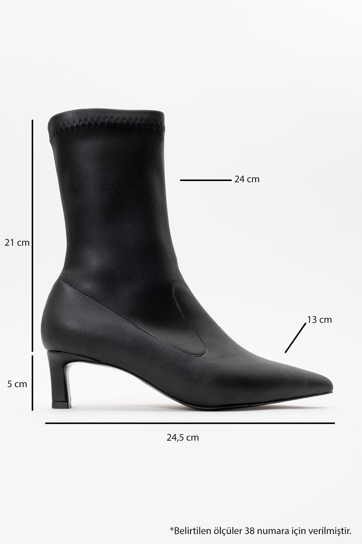 Lewin Black Cilt Pointed Toe Stiletto Boot (Women) by Prologue Shoes - Bare Fashion