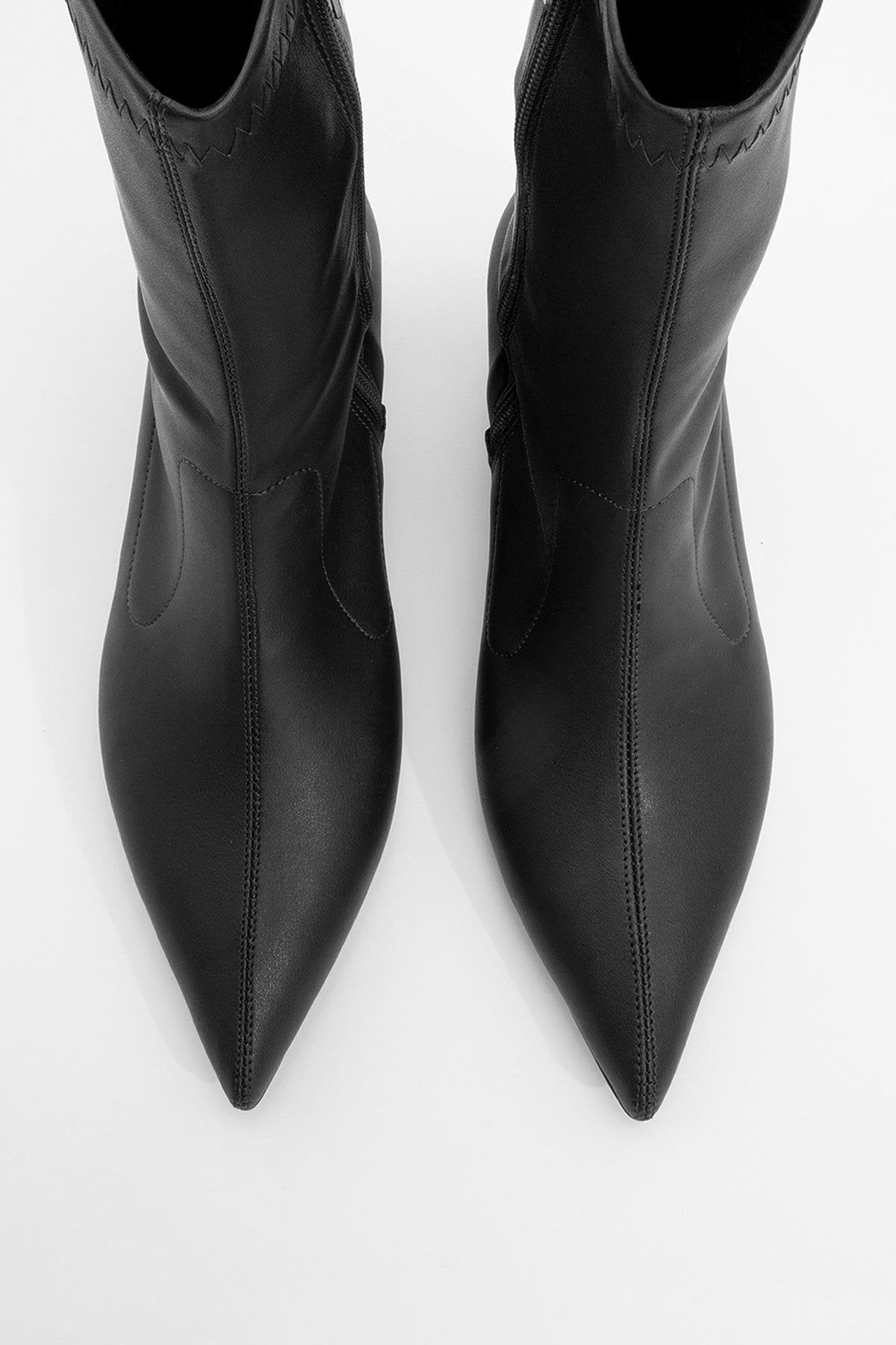 Lewin Black Cilt Pointed Toe Stiletto Boot (Women) by Prologue Shoes - Bare Fashion