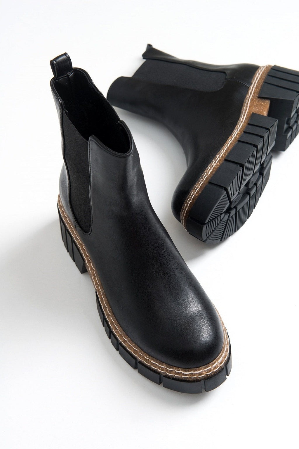 Luz Black Cilt Block Heel Boot (Women) by Prologue Shoes - Bare Fashion