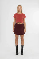 Noor Skirt in Pecan by Deidei - Bare Fashion