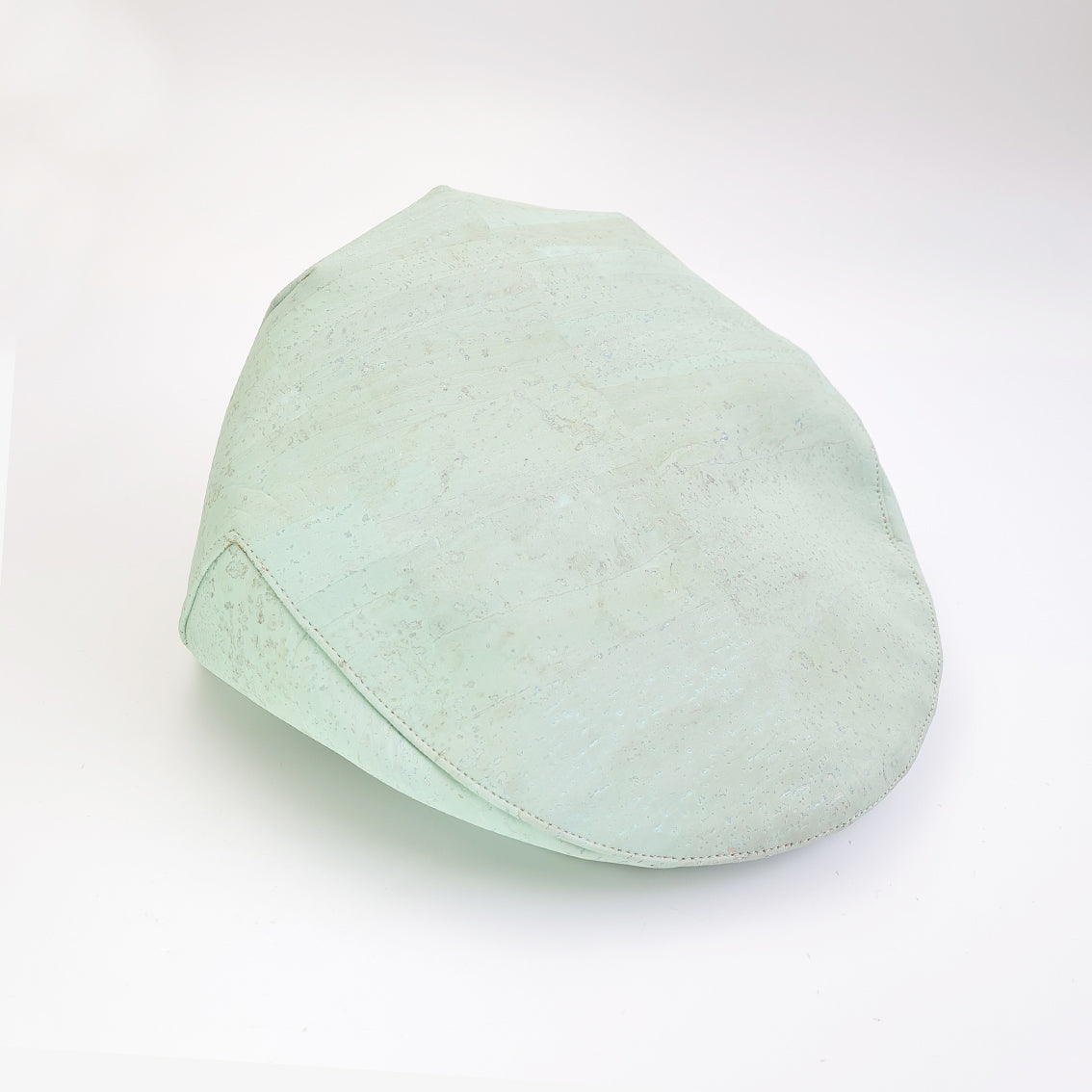 Fabrikk Cork Flat Cap | Mint Green | Vegan Leather by FABRIKK - Bare Fashion