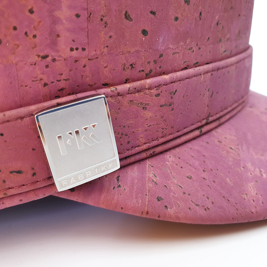 Fabrikk Cork 'Love Train' Hat | Purple Music | Vegan Leather by FABRIKK - Bare Fashion
