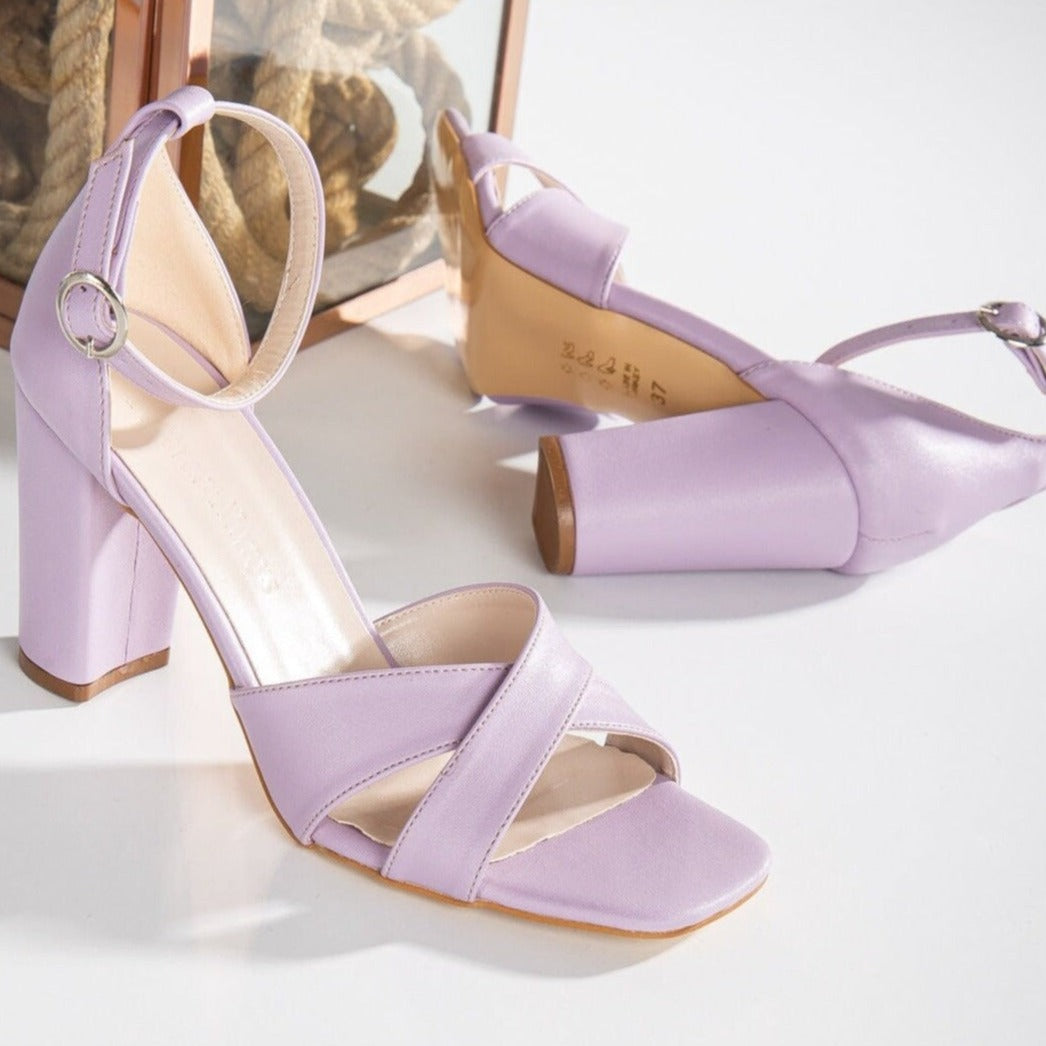 Amelia - Lavender Heels by Prologue Shoes - Bare Fashion