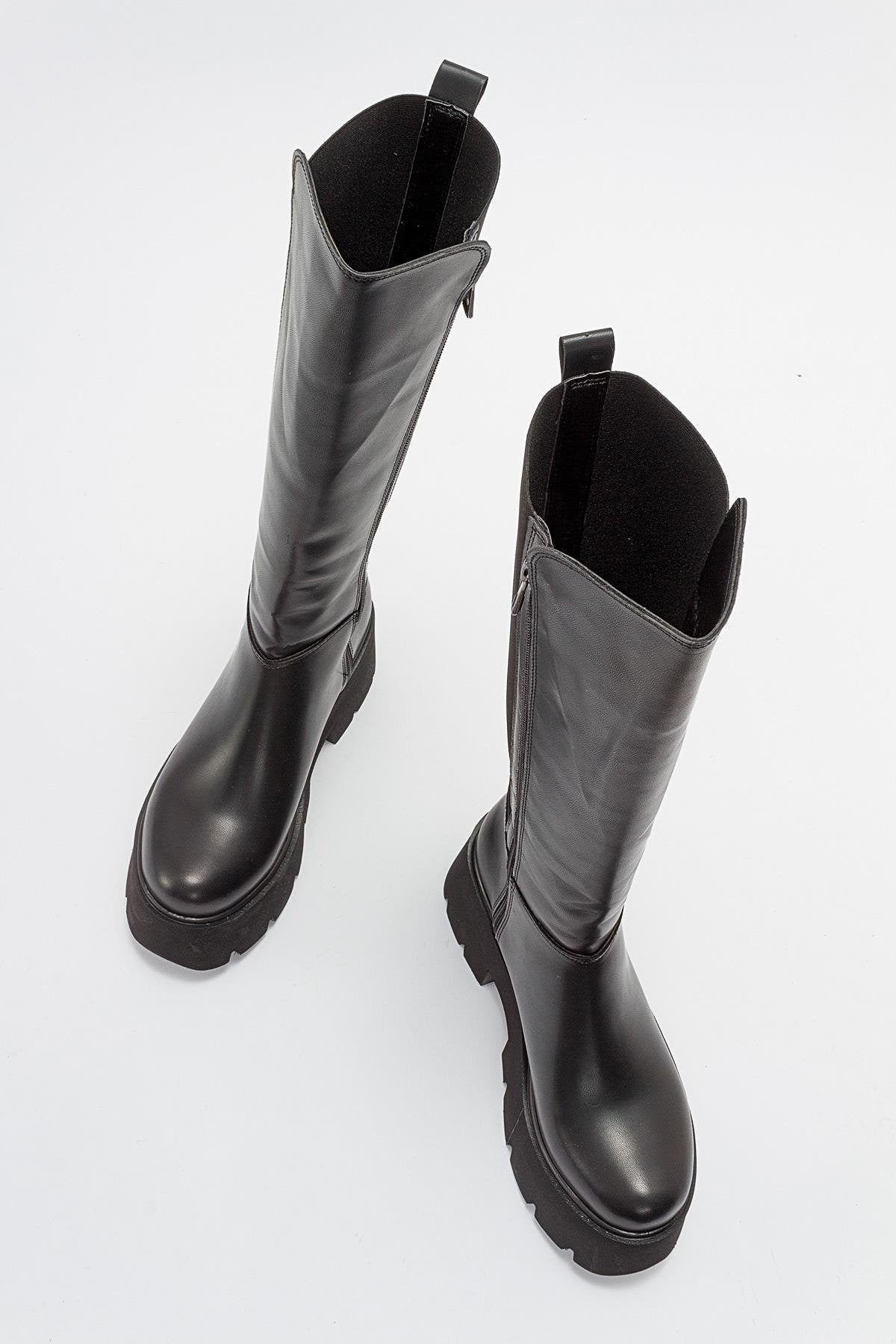 Solo Black Platform Boot (Women) by Prologue Shoes - Bare Fashion