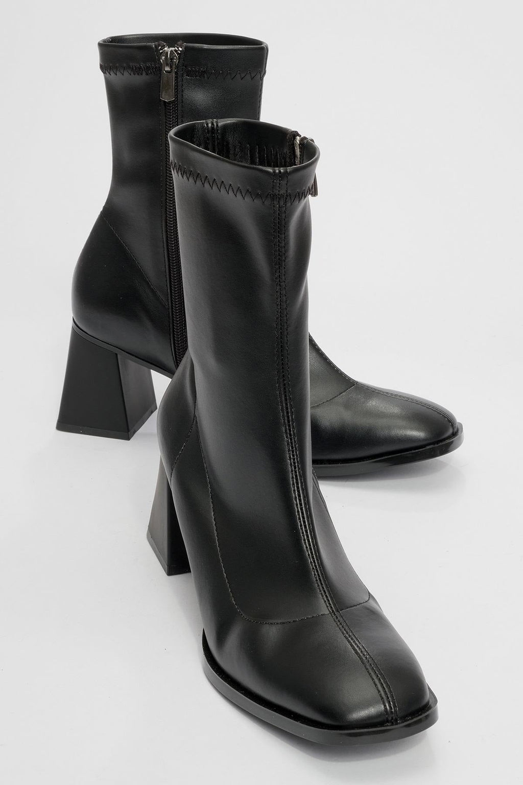 Plesa Black Chunky Heel Boot (Women) by Prologue Shoes - Bare Fashion
