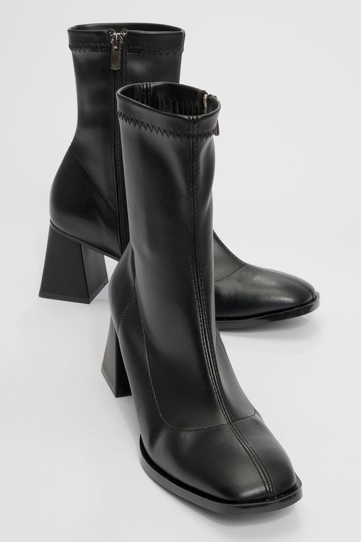 Plesa Black Chunky Heel Boot (Women) by Prologue Shoes - Bare Fashion