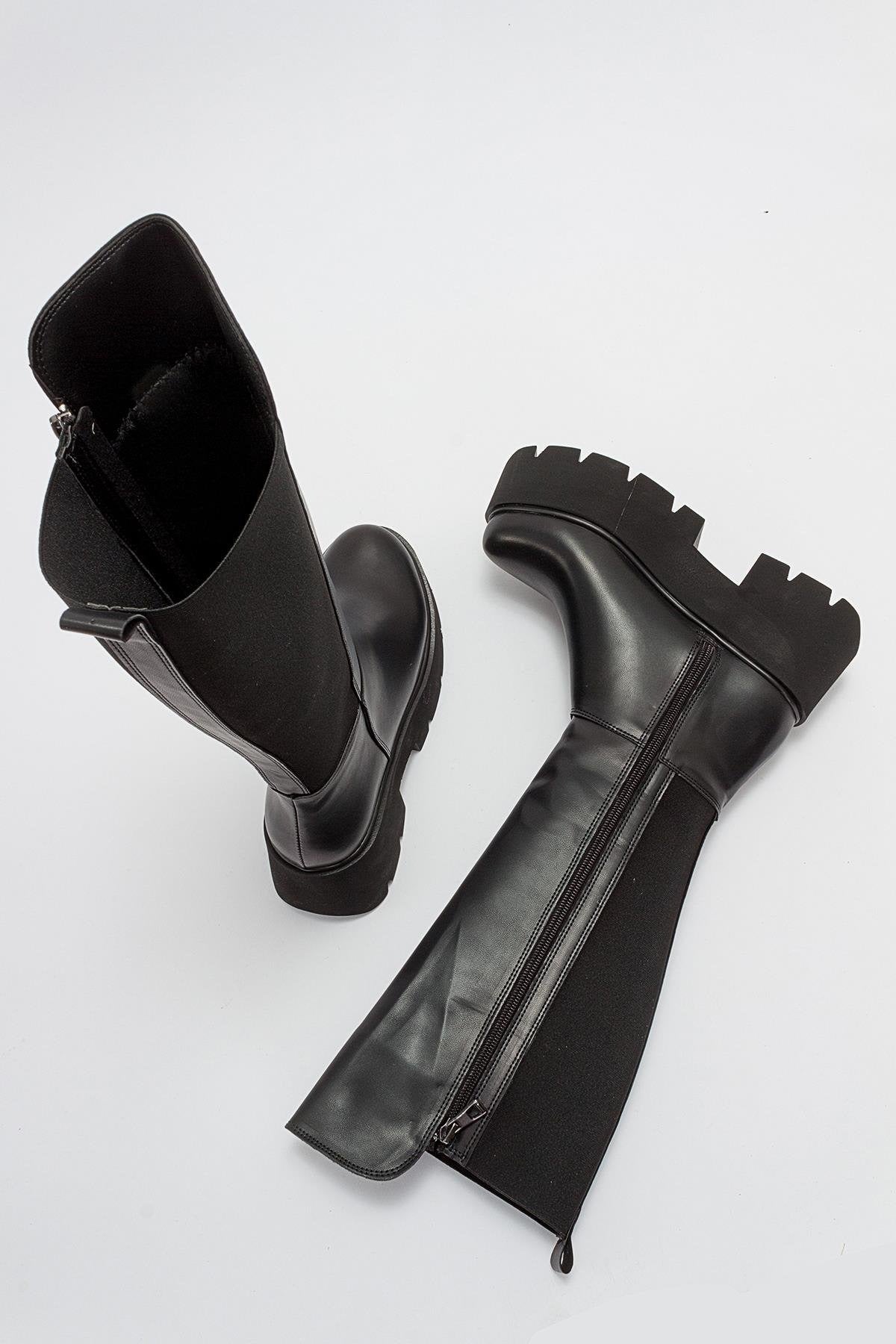 Solo Black Platform Boot (Women) by Prologue Shoes - Bare Fashion
